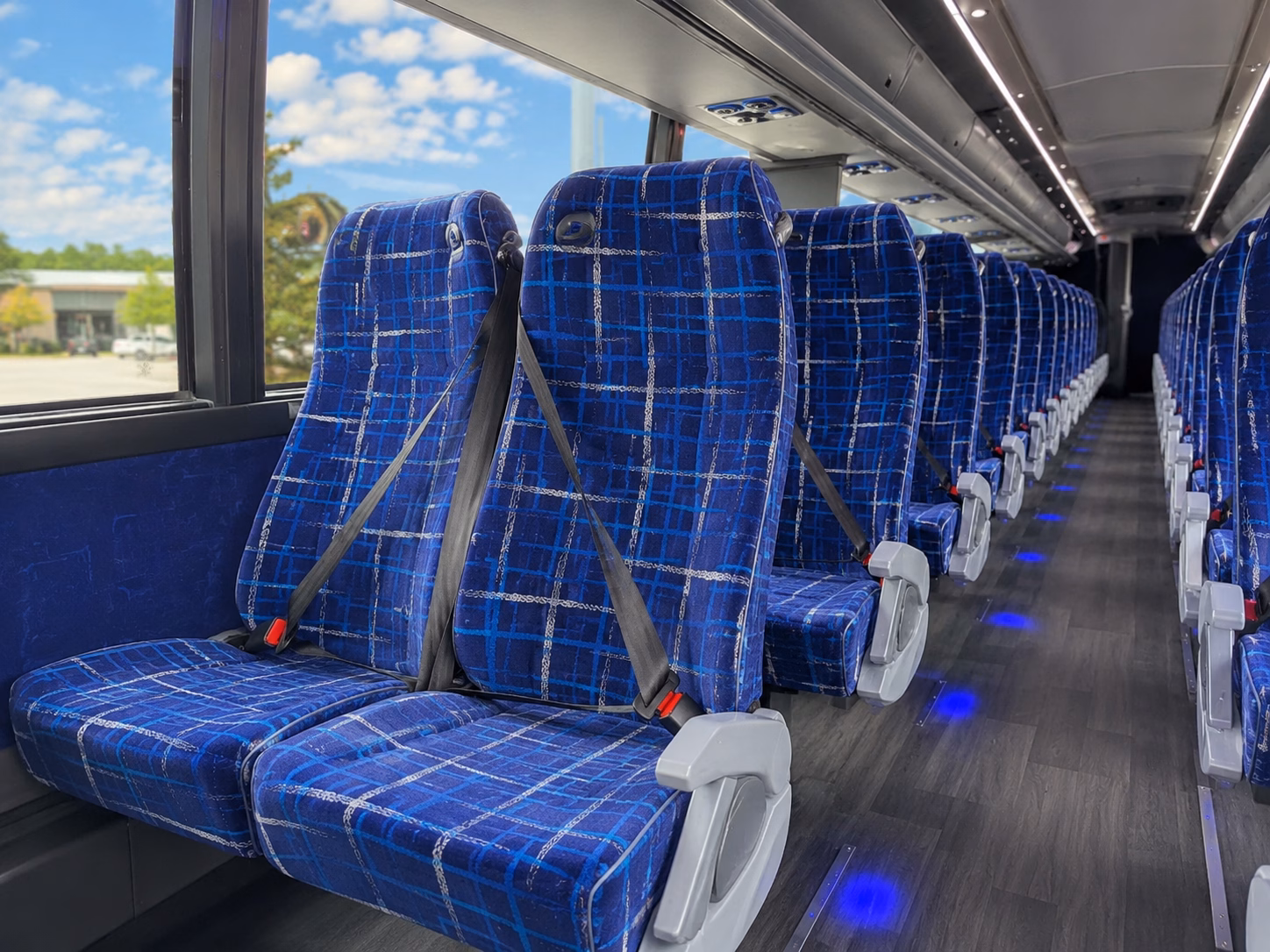 miramar charter bus services interior